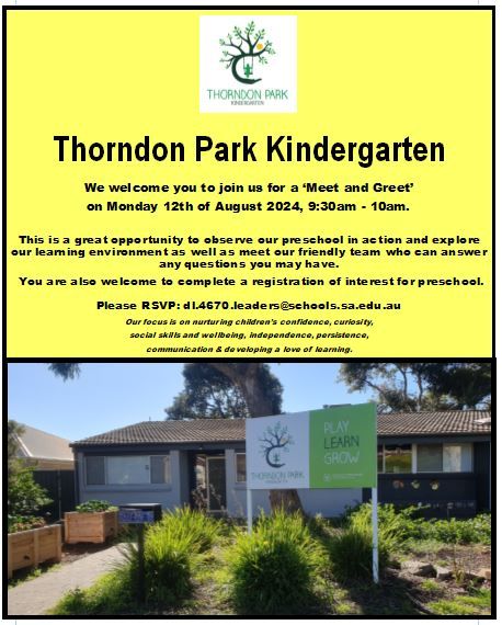 Thorndon Park Kindergarten Meet and Greet