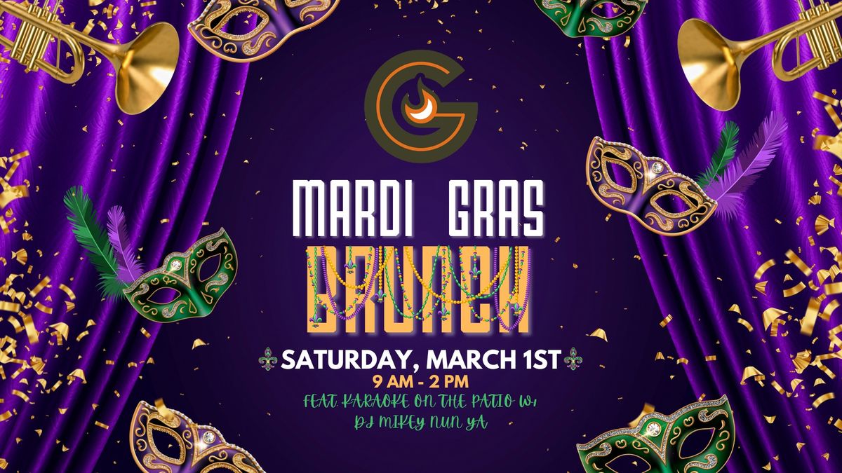 Mardi Gras Brunch - Feat. Karaoke on the Patio w\/ DJ Mikey Nun Ya