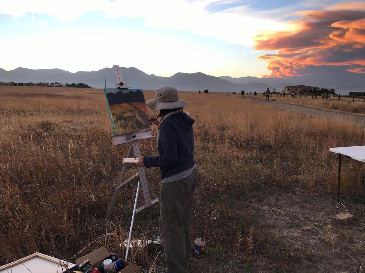 Davidson Mesa on Canvas (Open Space Plein Air Series)