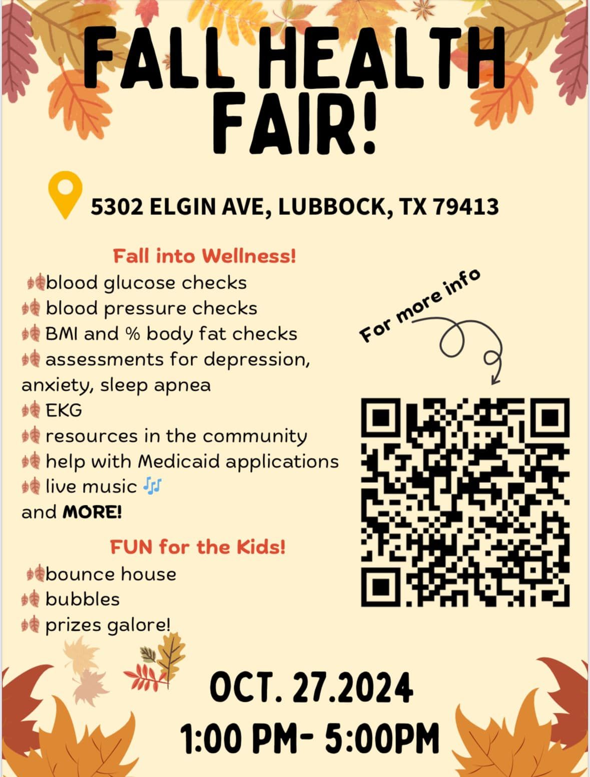 Fall Health Fair