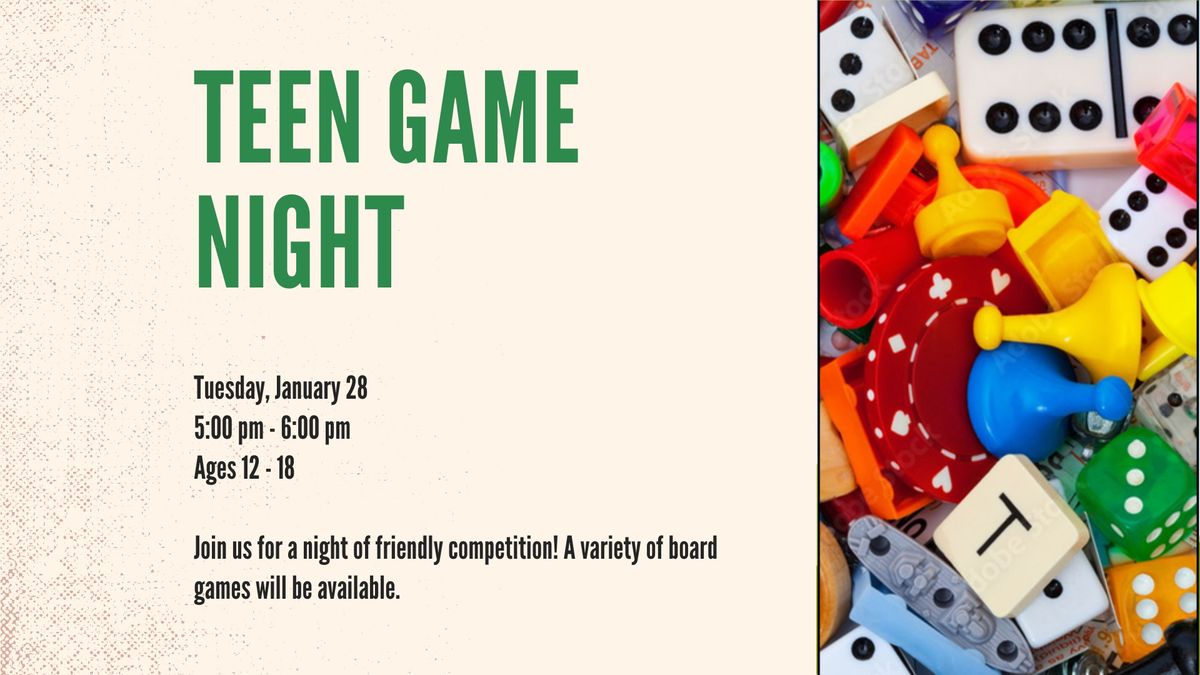 Teen Game Night