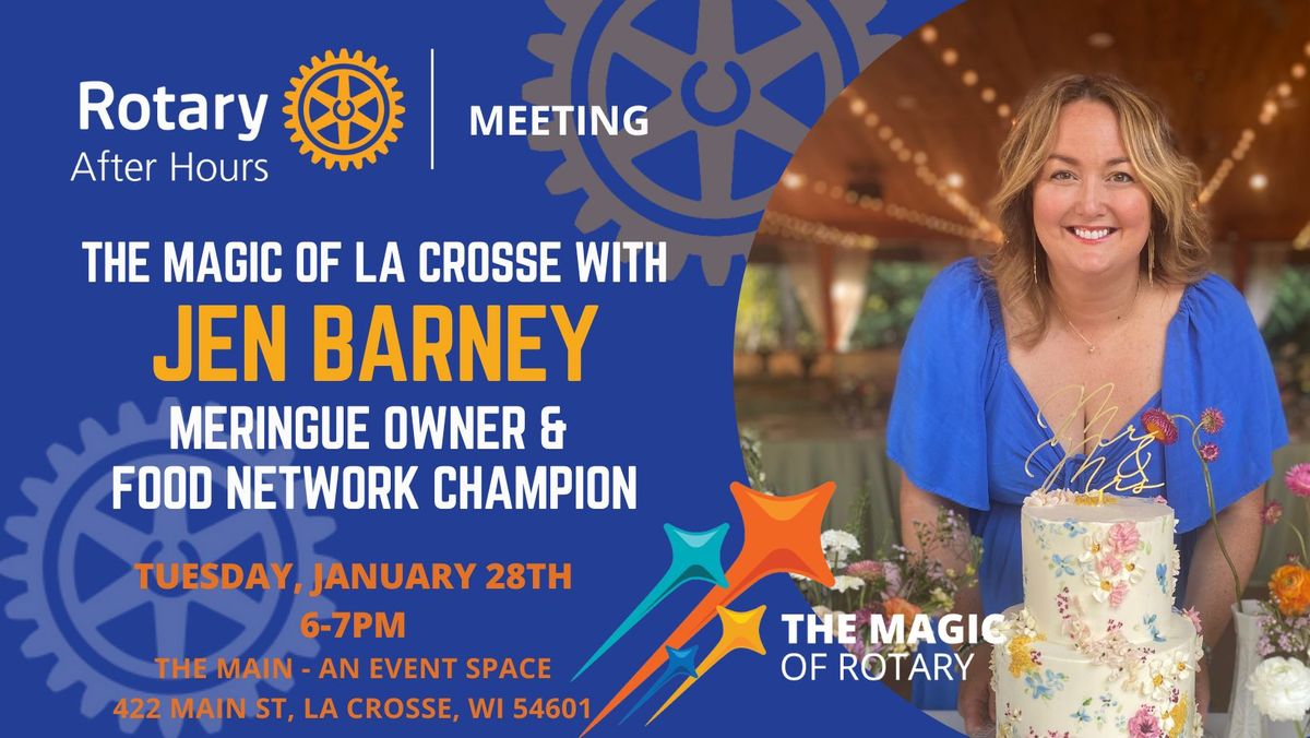 Join Us! Club Meeting: The Magic of Jen Barney