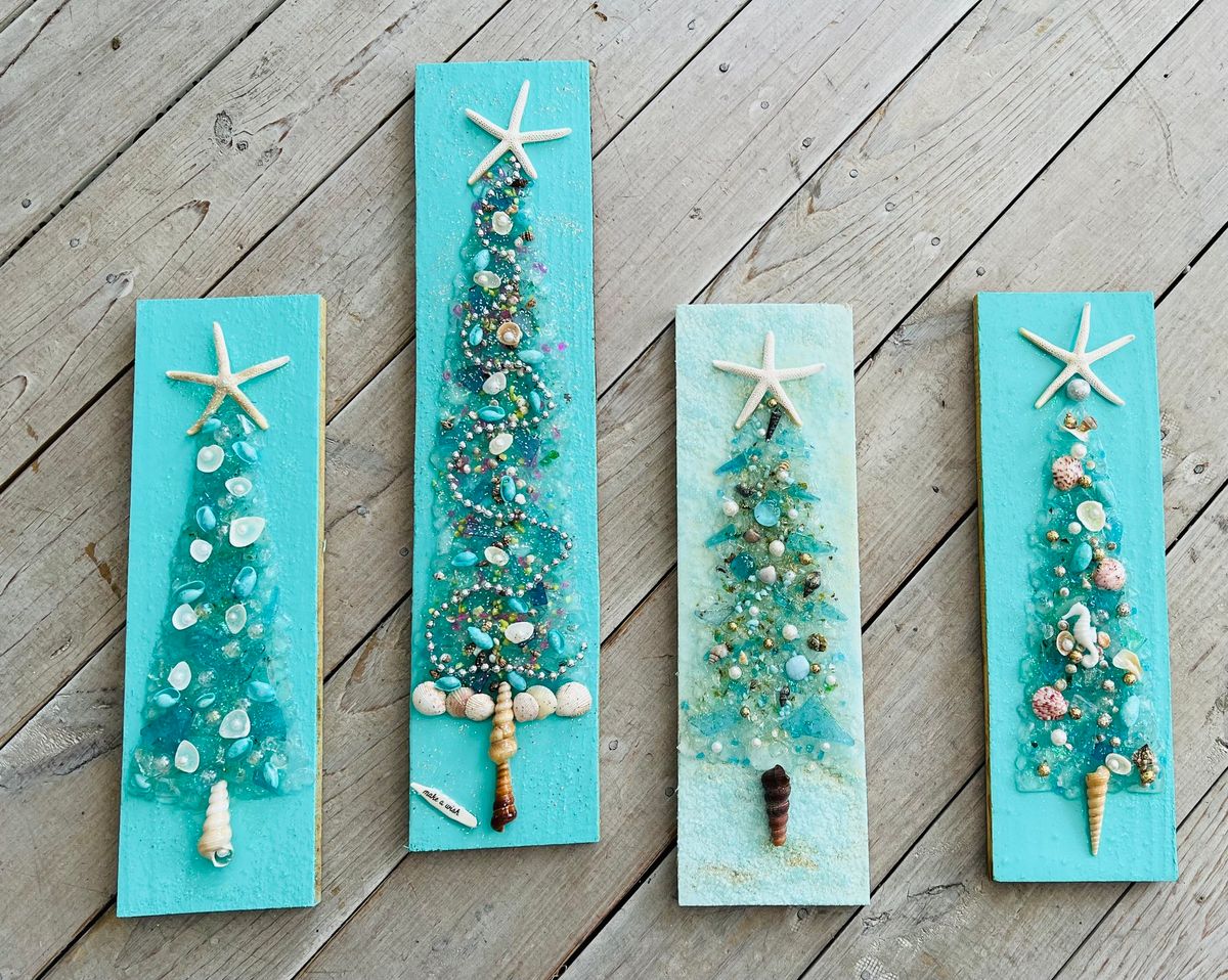 Mixed Media Resin Christmas Tree