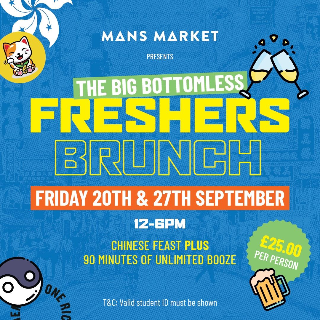 Mans\u2019 Freshers Brunch!\ud83d\udd25