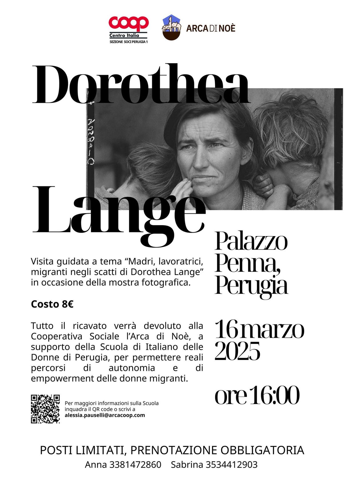 Visita guidata mostra fotografica Dorothea Lange