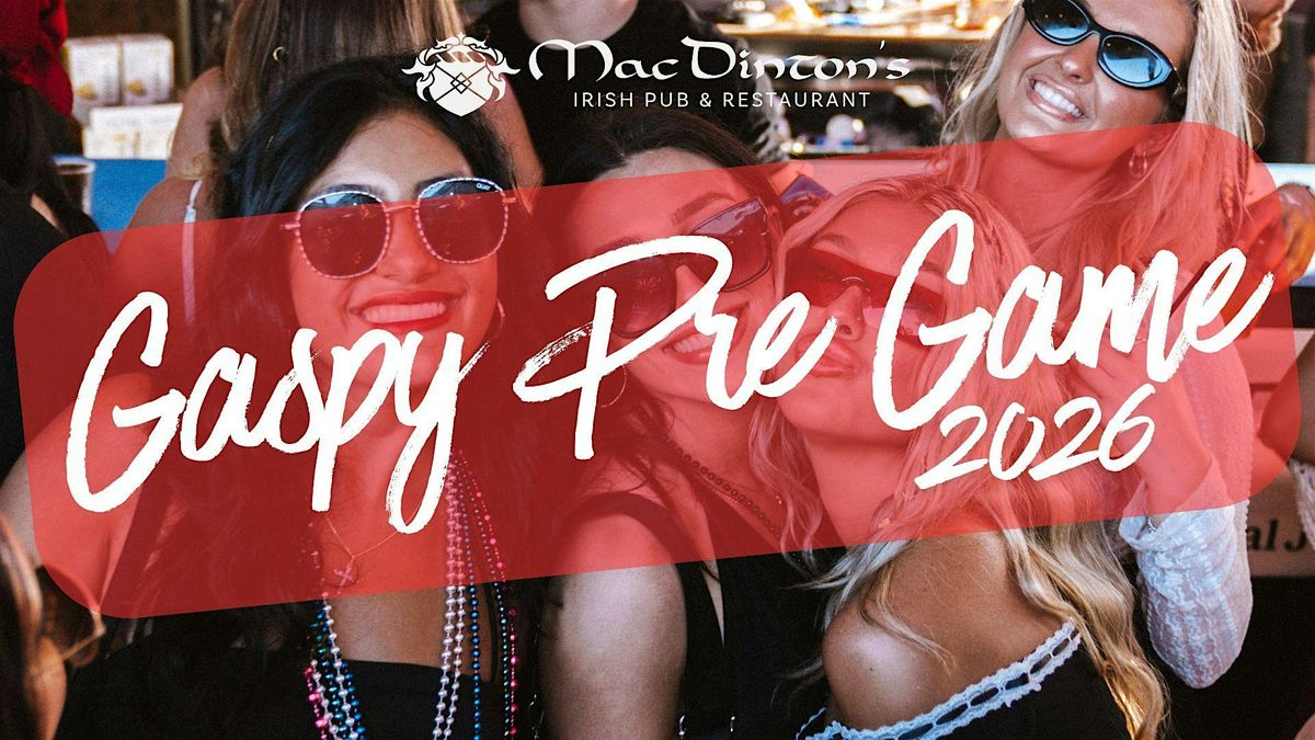 Gaspy Friday Pre Game