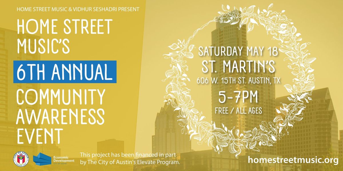 Home Street Music's 6th Annual Community Awareness Event