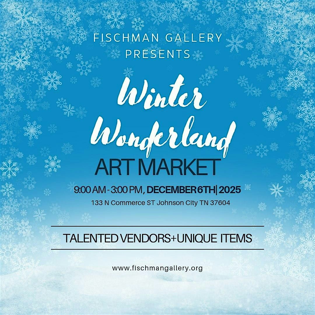Winter wonderland art market