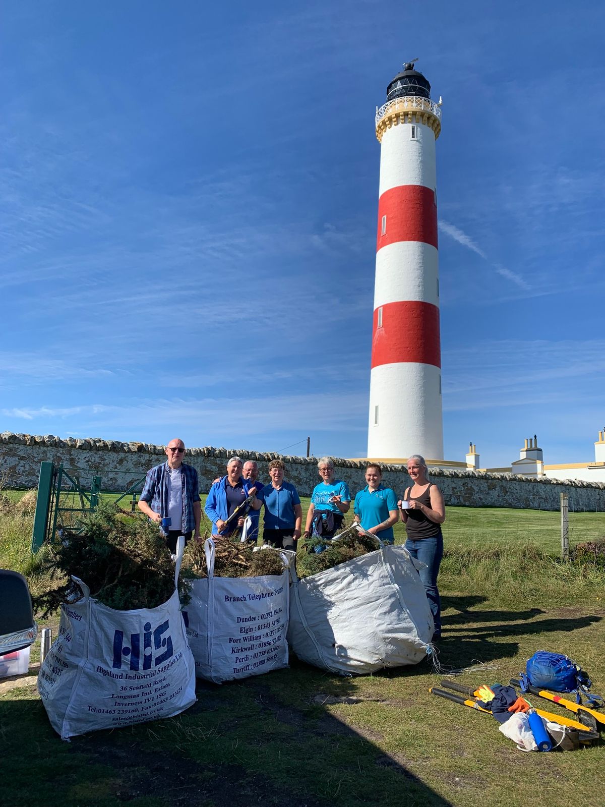 Volunteer Day - Gorse Clearance at Tarbat Ness