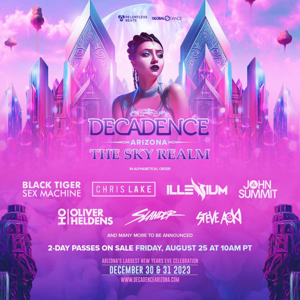 2025 Decadence NYE Arizona - 2 Day Pass at Phoenix Raceway
