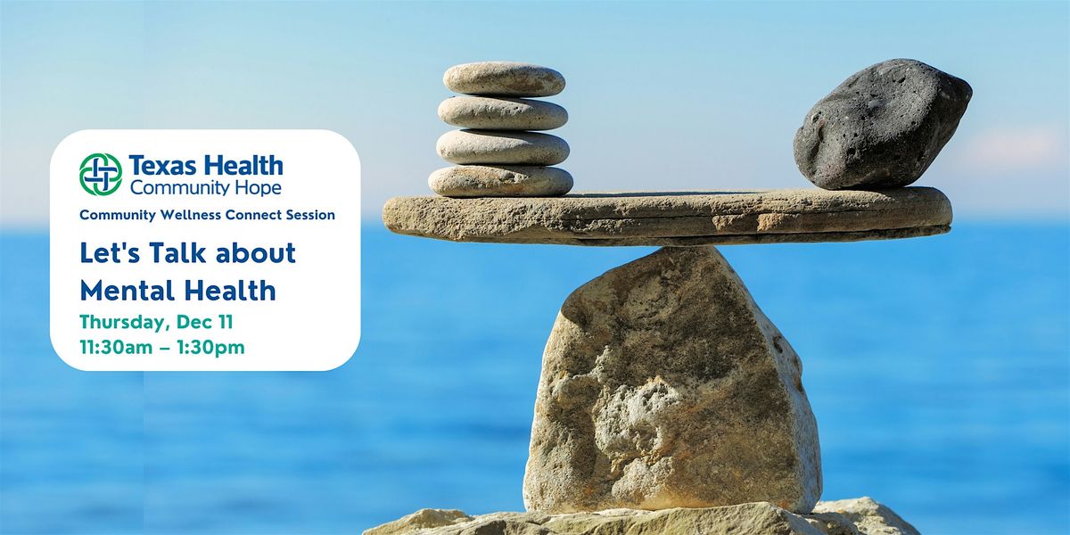 Connect Session | Let's Talk About Mental Health | Dec 2025