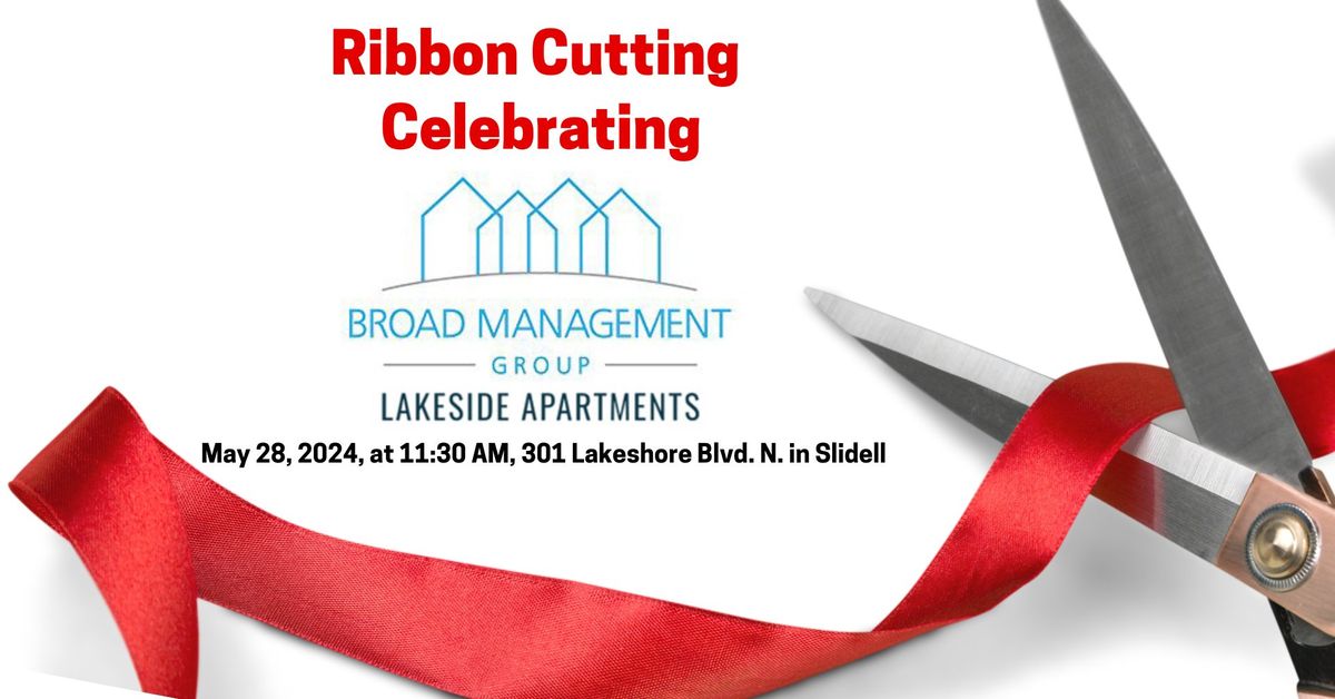 Ribbon Cutting Ceremony at the newly renovated Lakeside Apartments