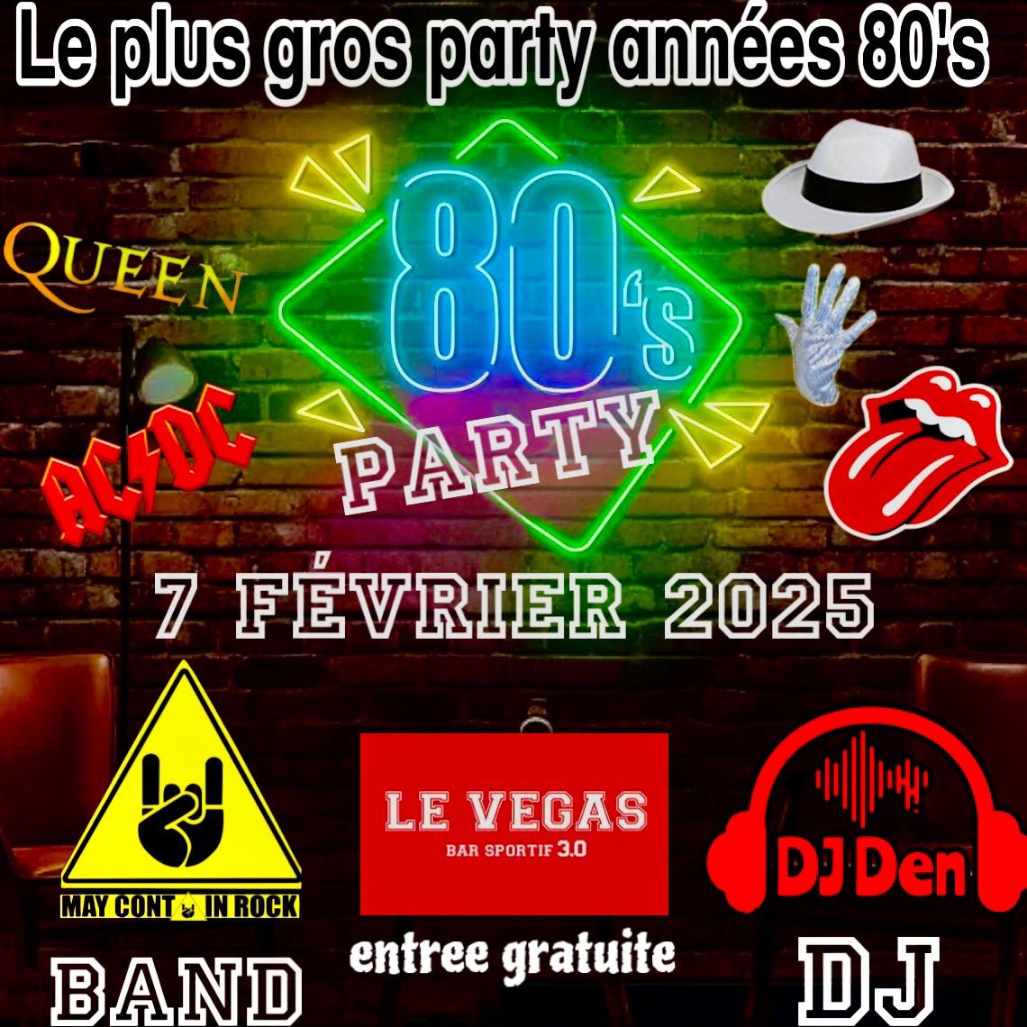 Party Ann\u00e9es 80's