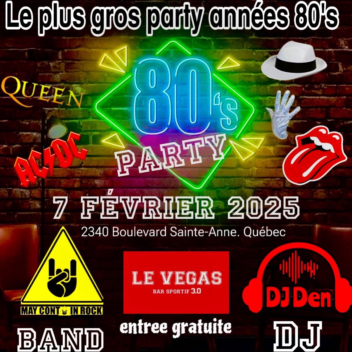 Party Ann\u00e9es 80's