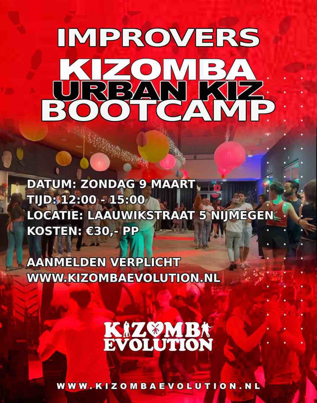 KIZOMBA IMPROVERS BOOTCAMP IN 3 UUR NIJMEGEN