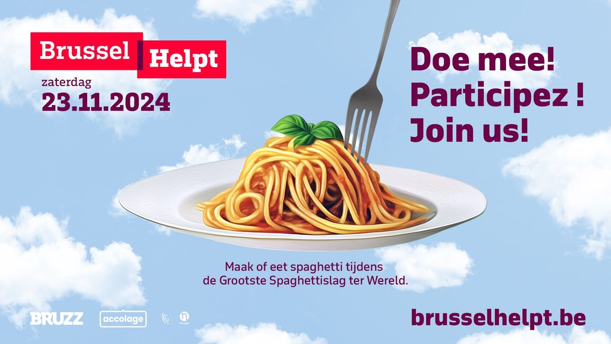 Brussel Helpt: Spaghetti voor en met buren