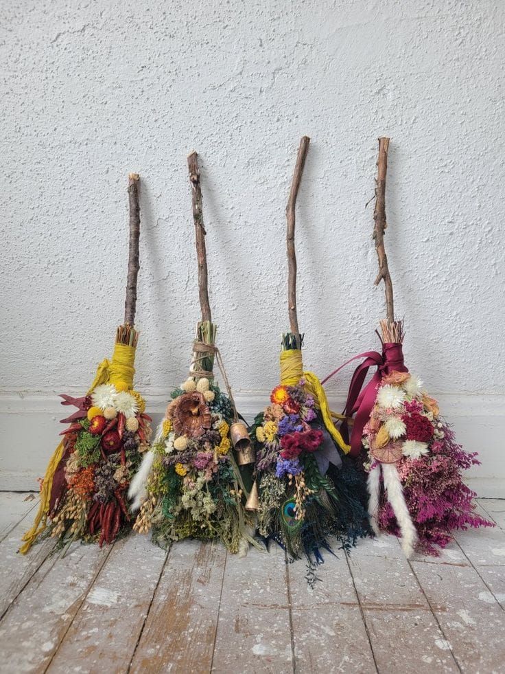 Flower Brooms