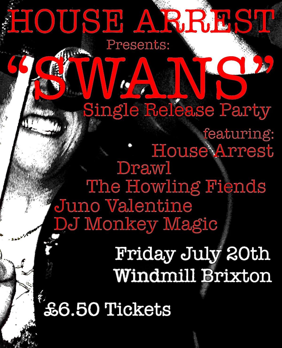 House Arrest - 'Swans' single release party