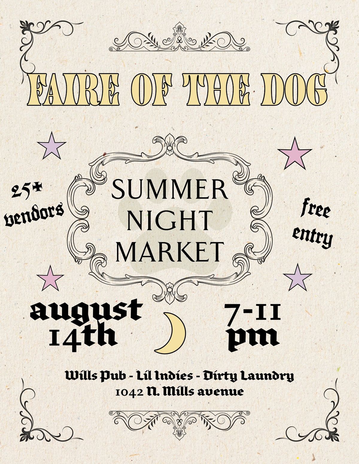 Faire of The Dog Night Market ??