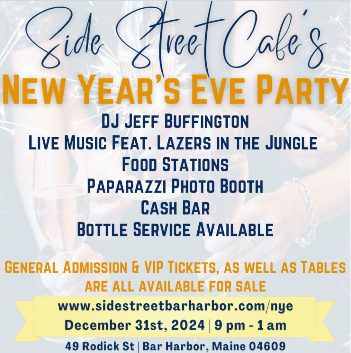 New Year's Eve at Side Street Cafe