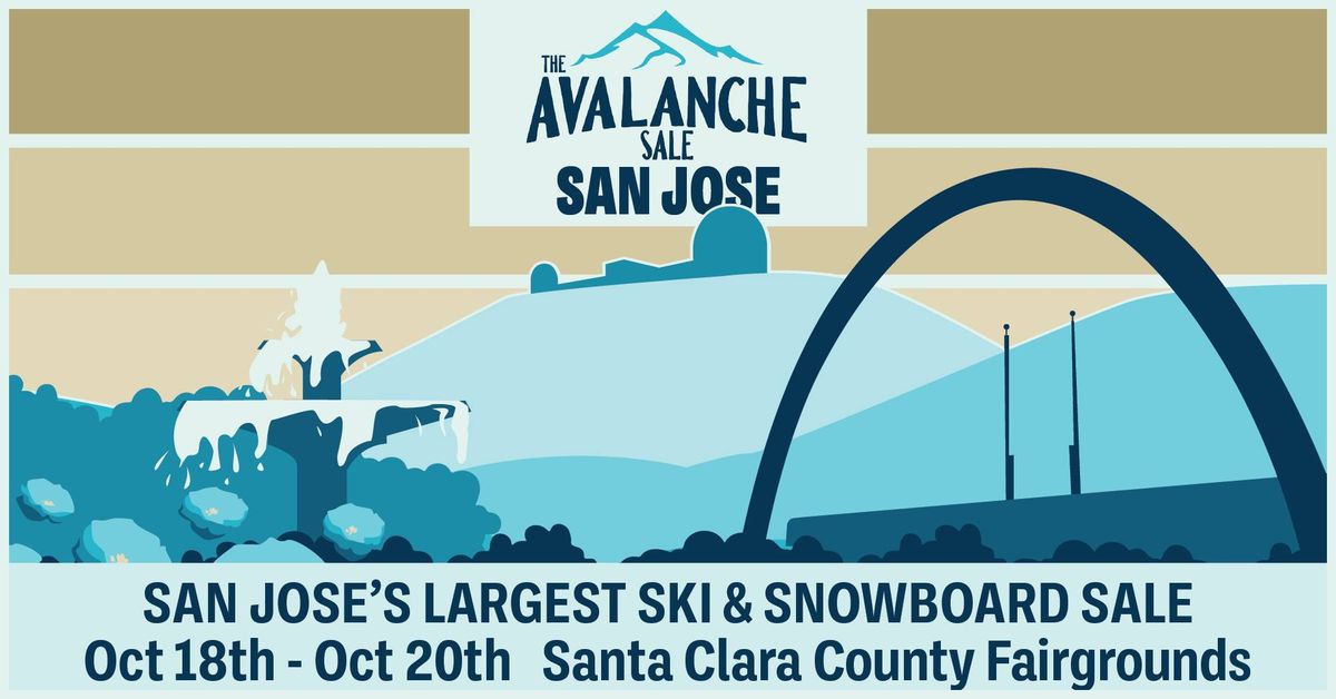 The Avalanche Sale, San Jose Oct 18-20, Santa Clara County Fairgrounds