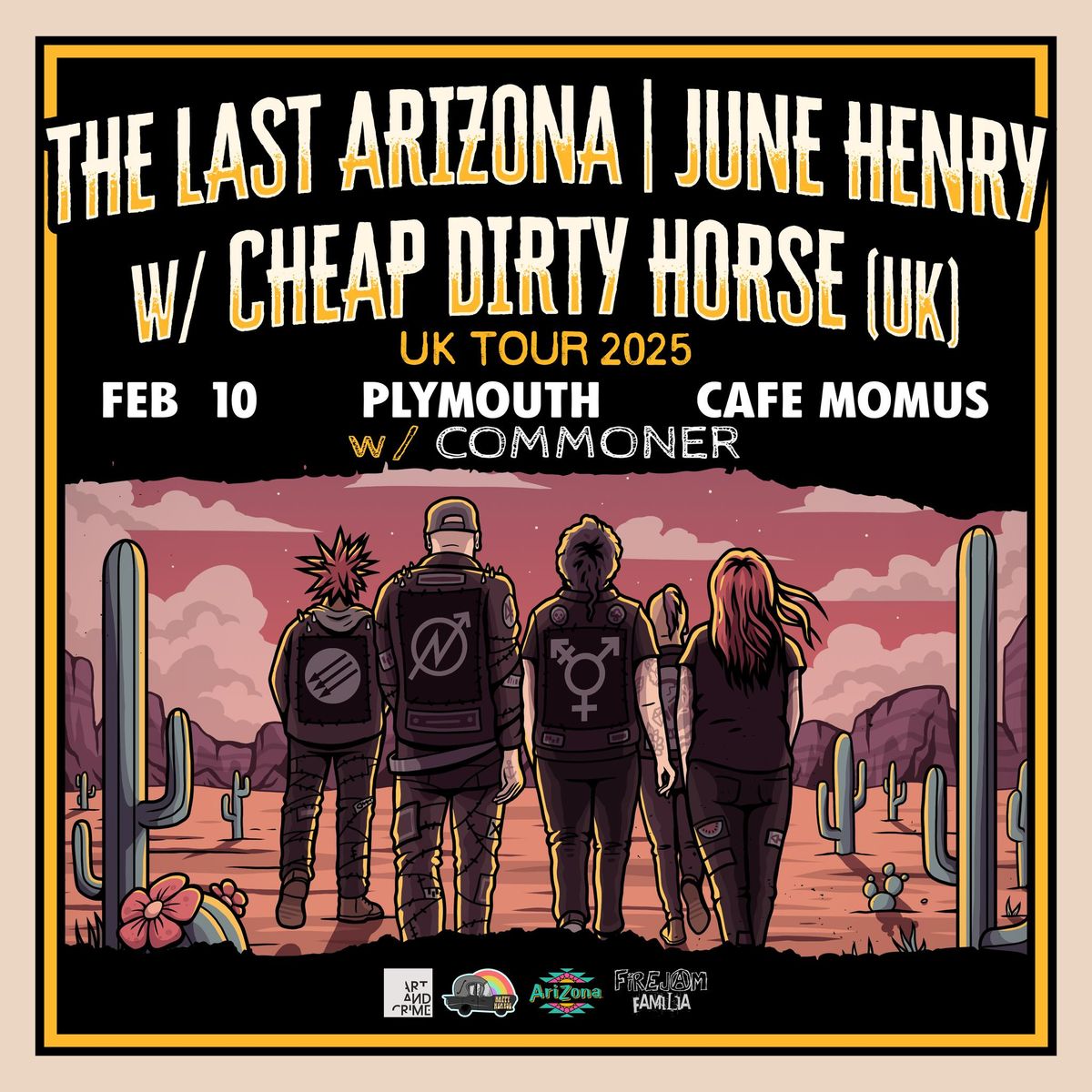 The Last Arizona & June Henry w\/ Cheap Dirty Horse & Commoner | Plymouth