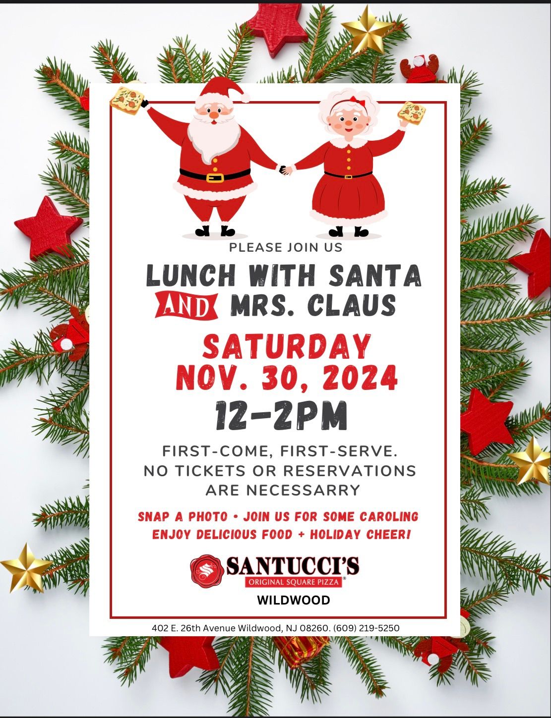 Lunch with Santa @ Santucci\u2019s