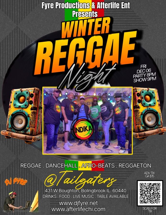 Winter Reggae Night w\/ Indika Reggae Band, DJ Fyre!