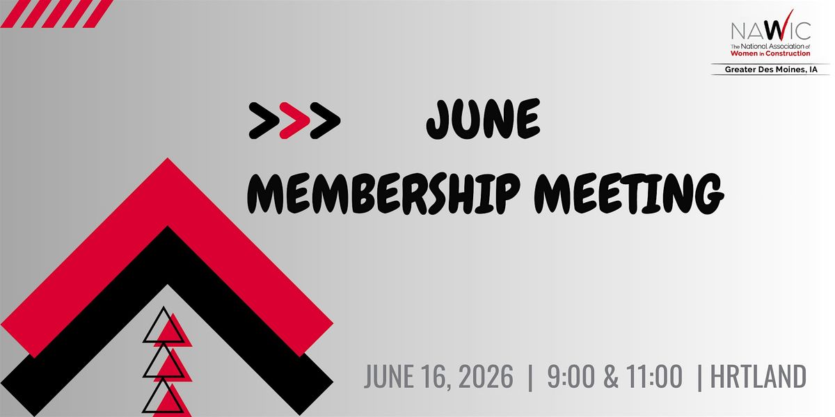 June's Membership Meeting