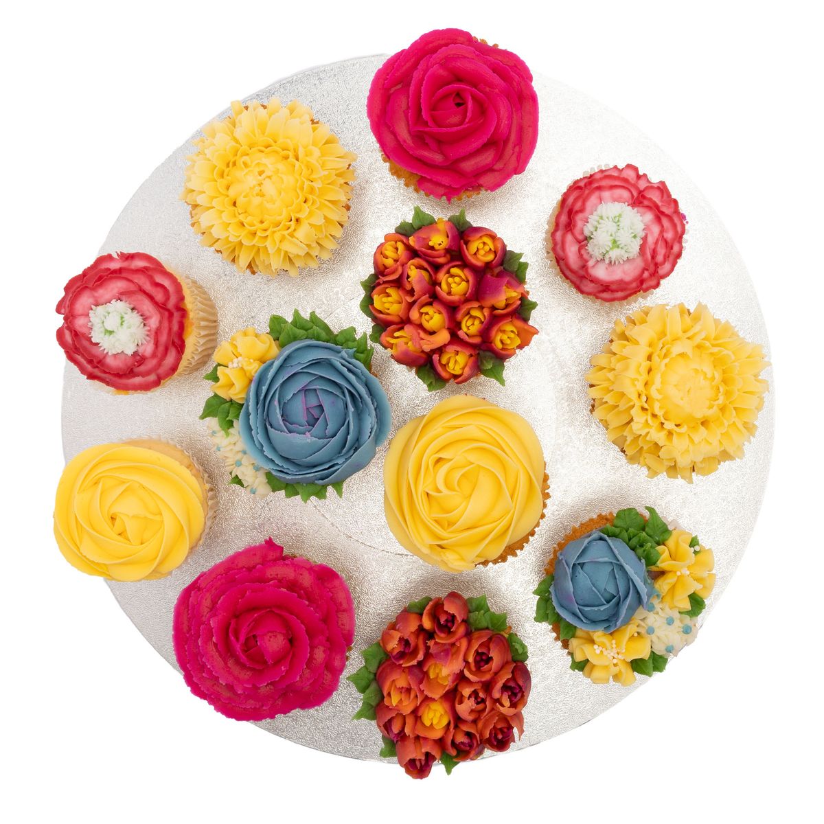Intermediate | Spring Bouquet Buttercream Cupcake Class