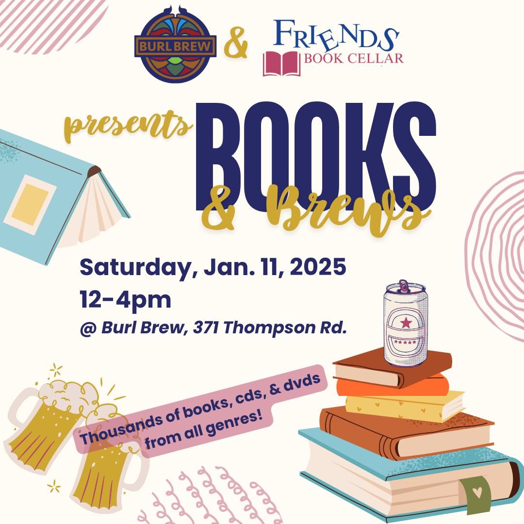 Books & Brews: A Grown-up Book Fair