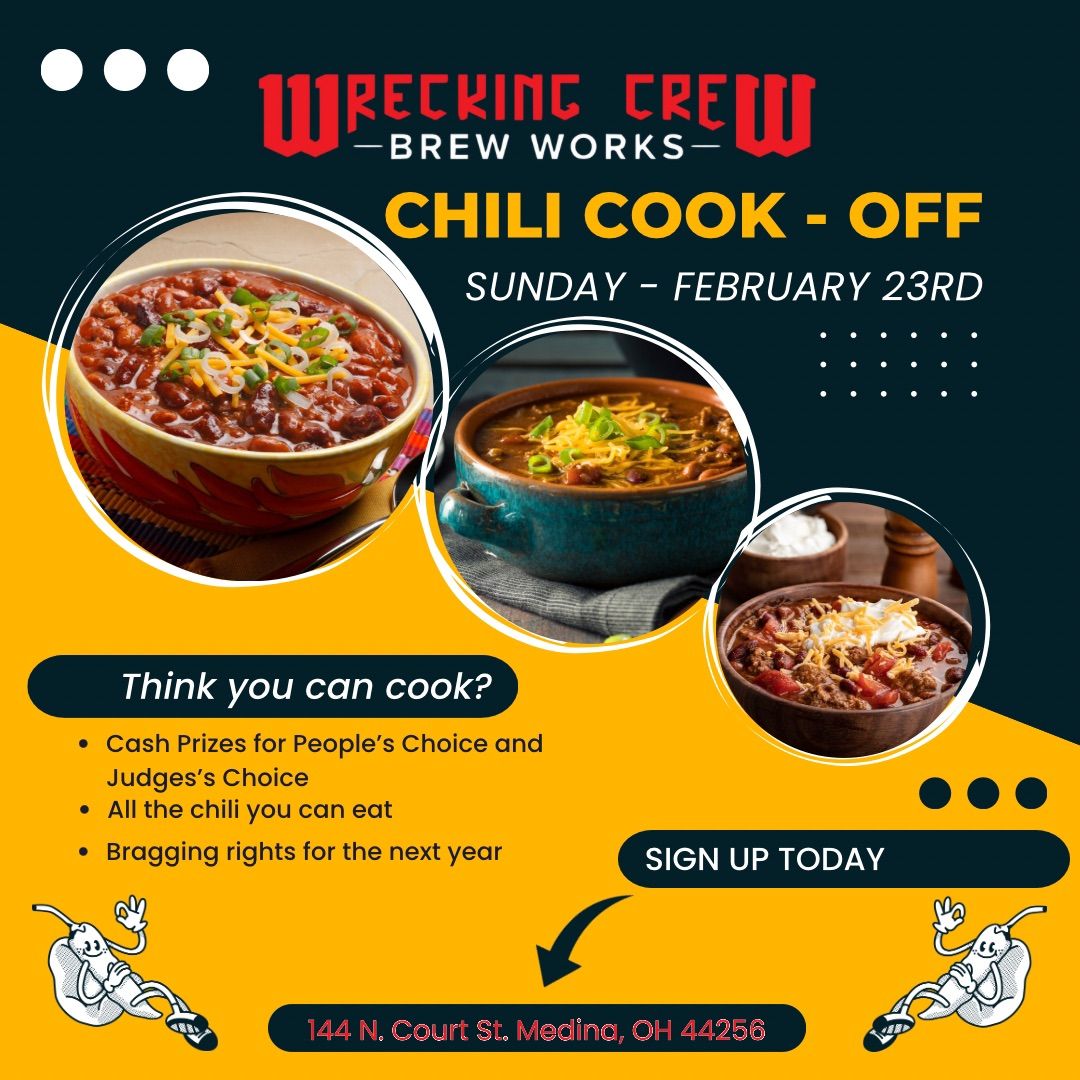 Chili Cook-Off at Wrecking Crew 