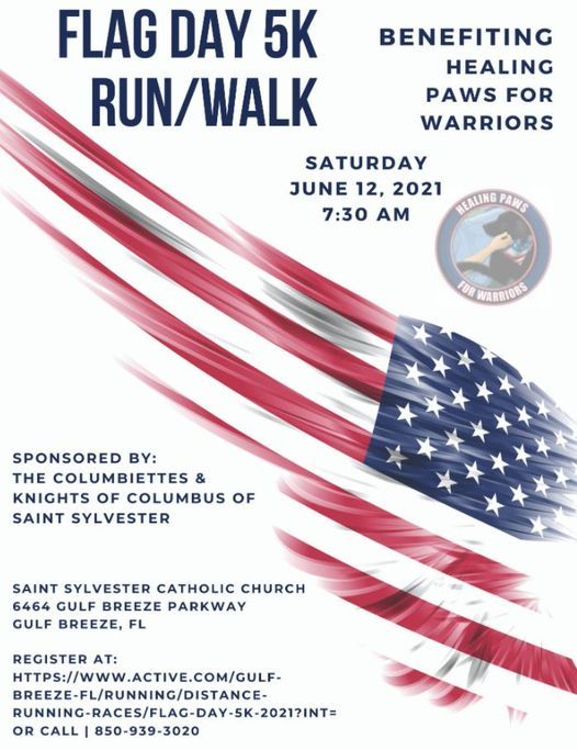Flag Day 5K Family Run/Walk, St Sylvester Catholic Church, Pensacola