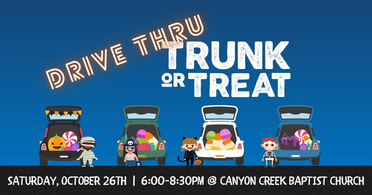 Drive Thru Trunk-Or-Treat!