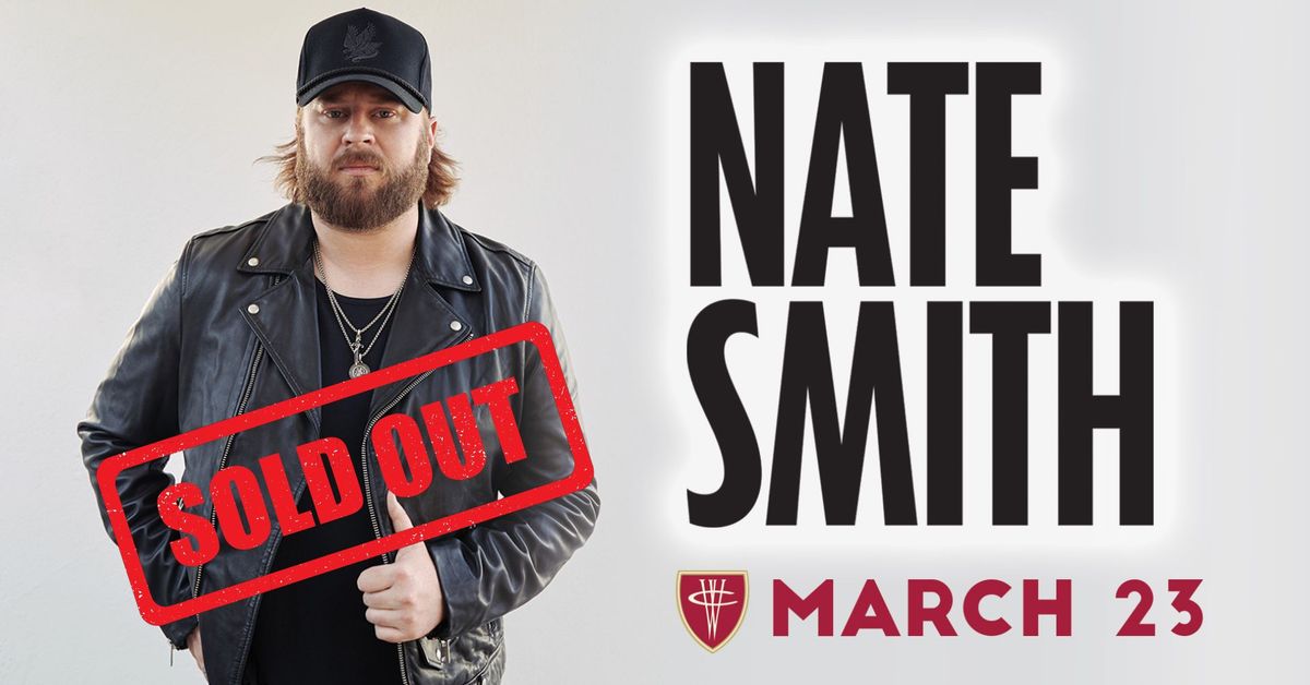 Nate Smith Country Concert - SOLD OUT!