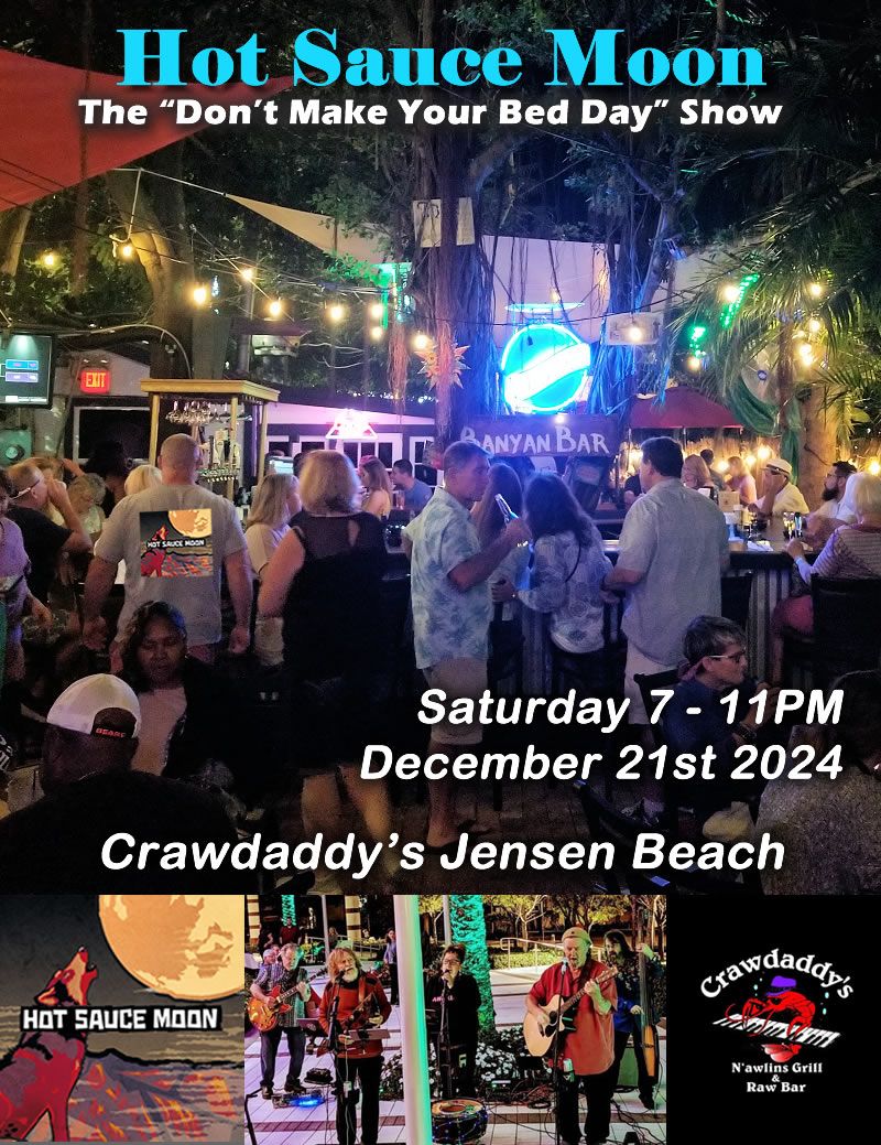 Crawdaddy\u2019s Jensen Beach Saturday December 21st 2024