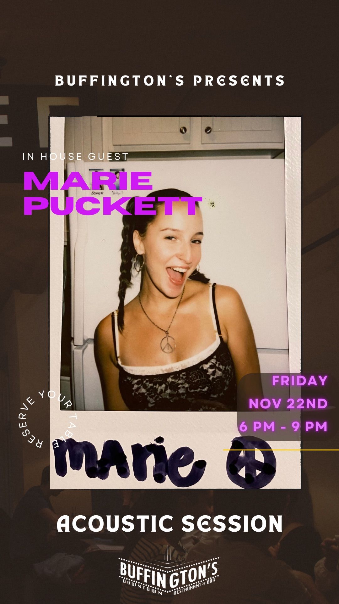 Marie Puckett Live @ Buffington's 