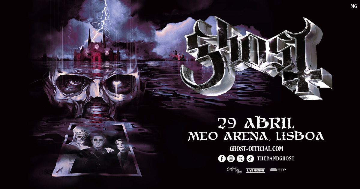 GHOST en Lisboa, Portugal 2025. Tickets Oficiales