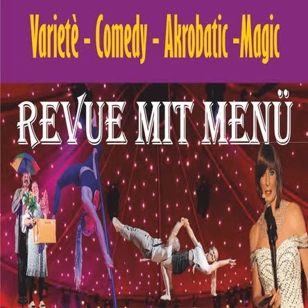 Revue mit Men\u00fc - Die Dinnershow