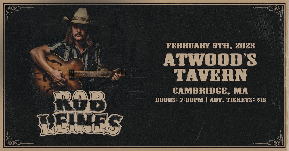 Rob Leines at Atwood's Tavern