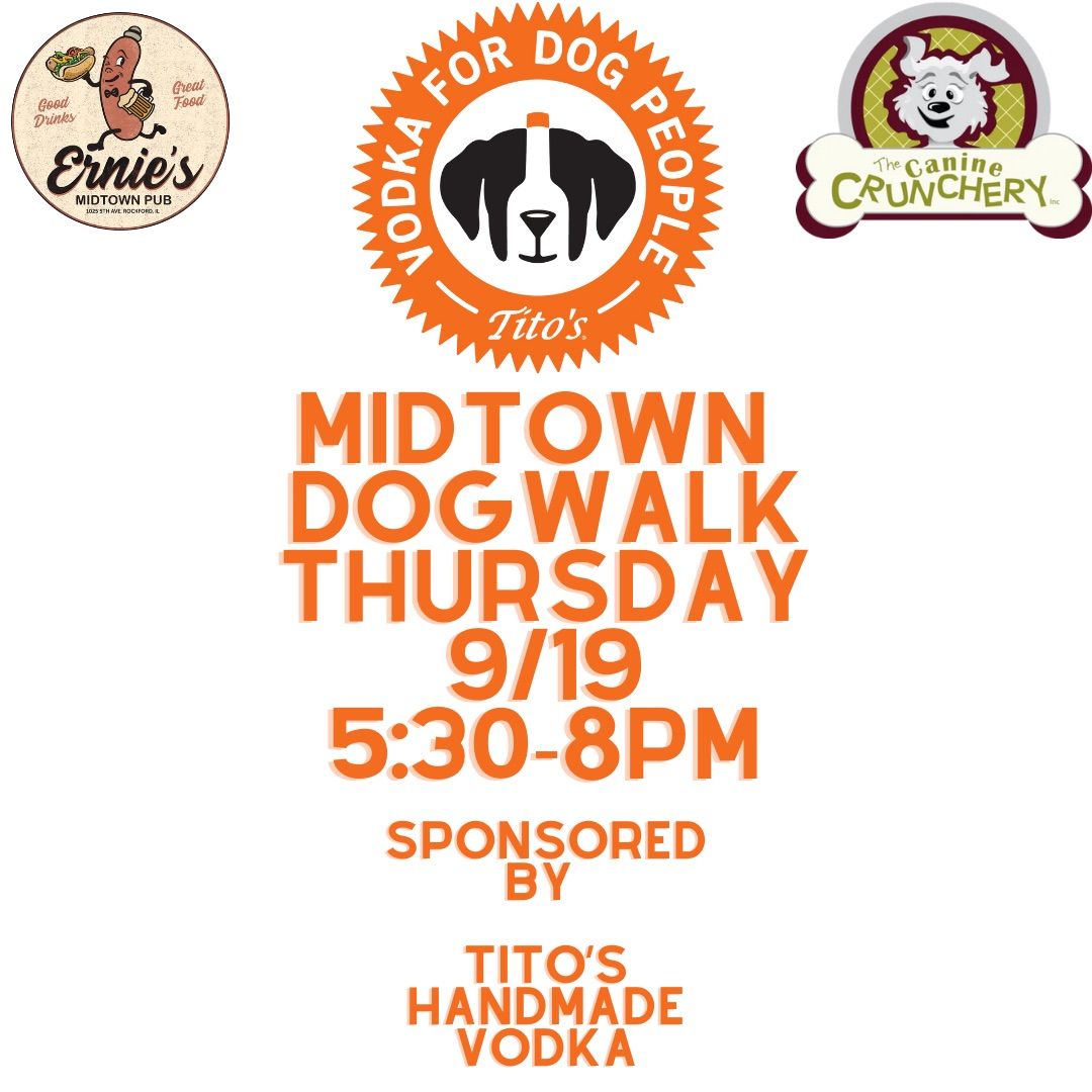 Midtown Dog Walk sponsored with Tito\u2019s Handmade Vodka