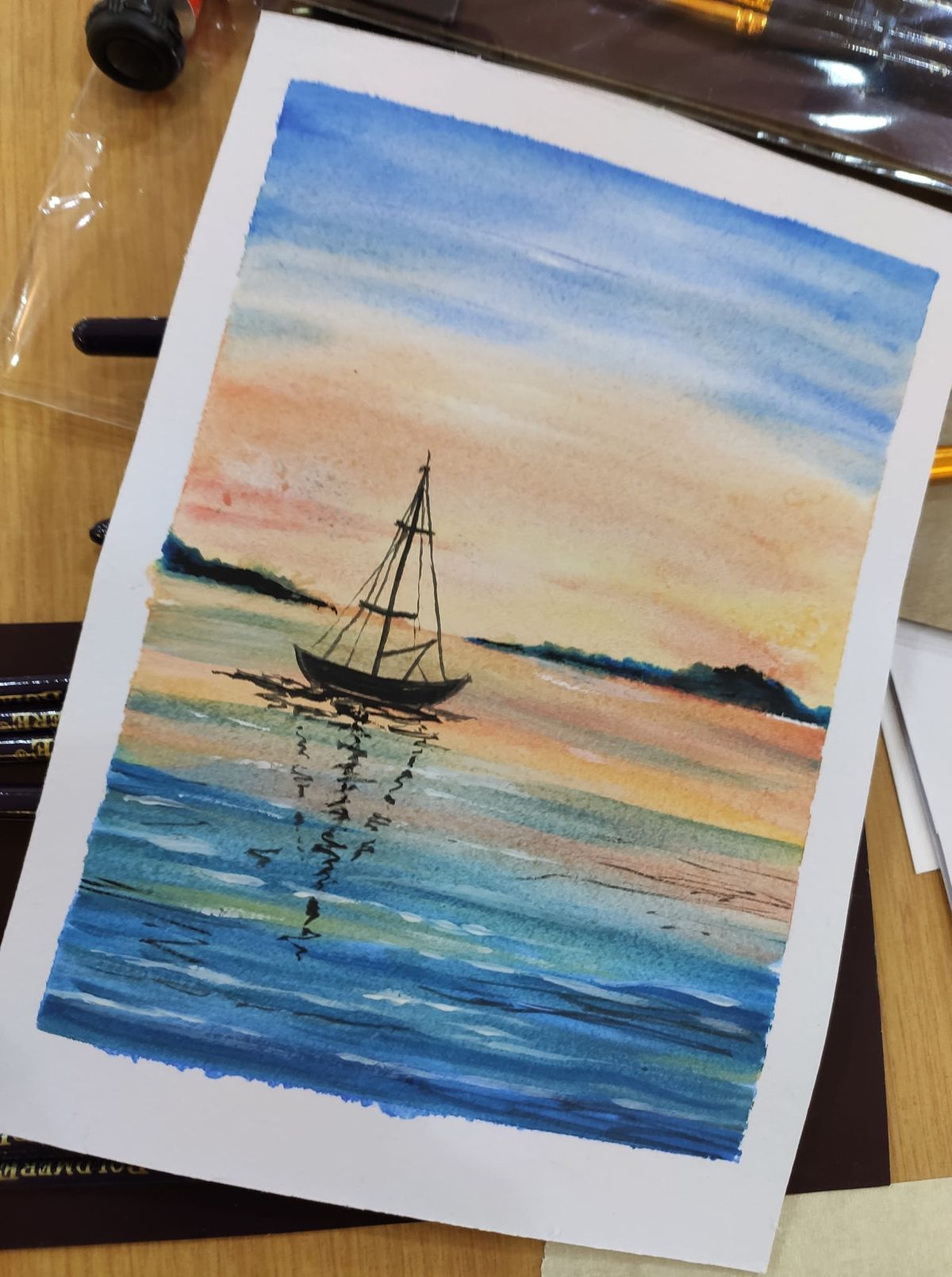 Me Time - Seascape watercolour workshop