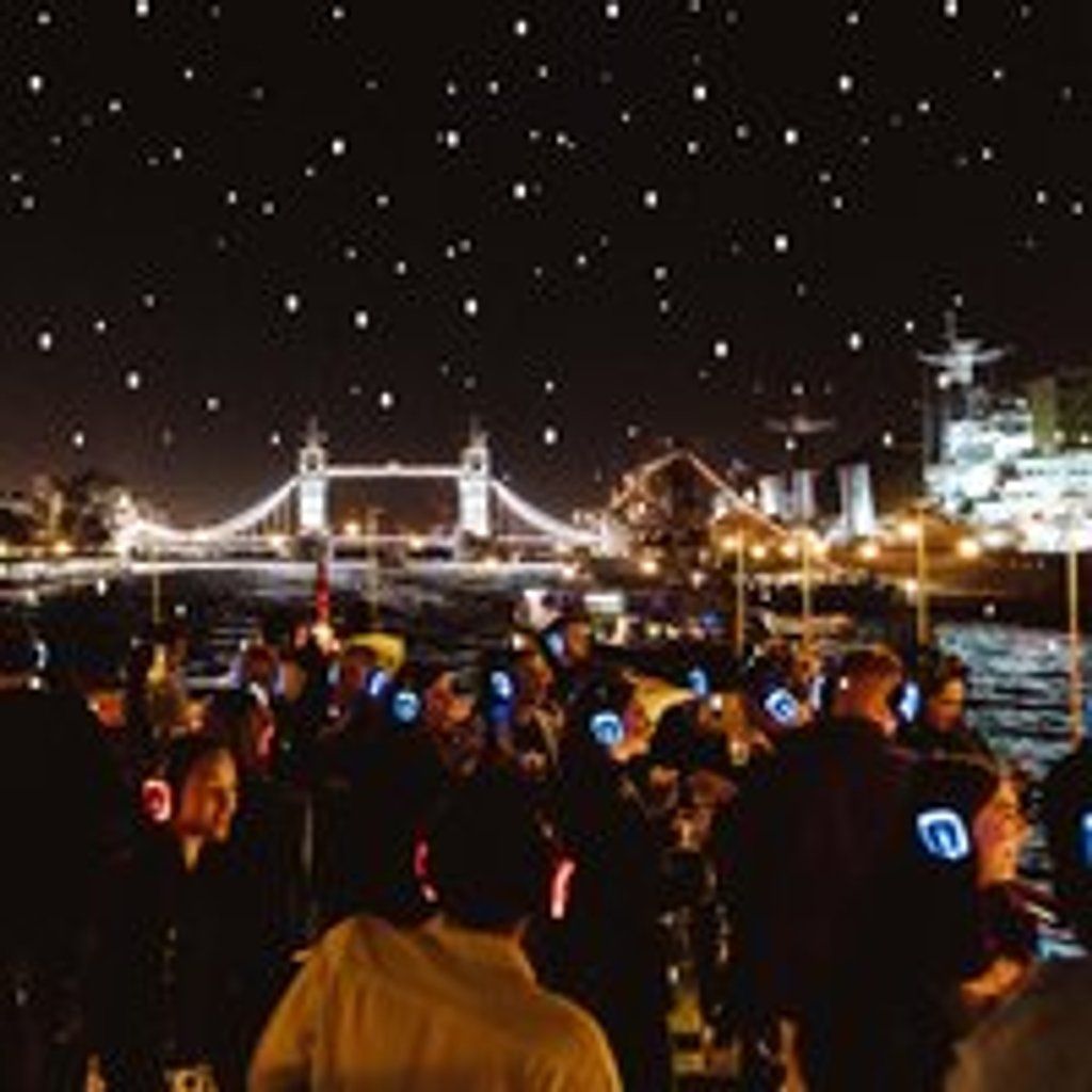 Christmas special Silent disco boat party London