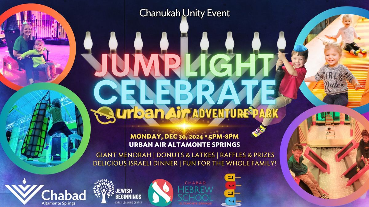 Jump, Light & Celebrate - Chanukah @ Urban Air Adventure Park