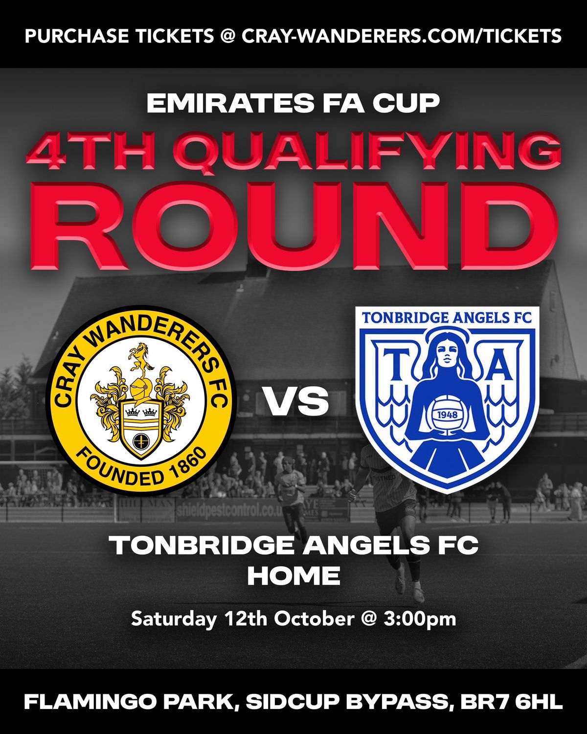 Cray Wanderers vs Tonbridge Angels