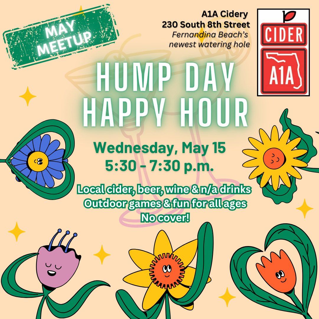May Meetup: Hump Day Happy Hour at A1A Cidery