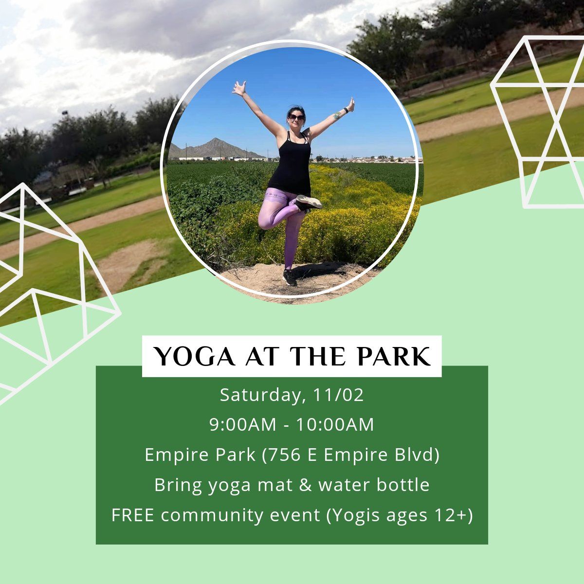 Soul Sisters Yoga at the Park Community Event