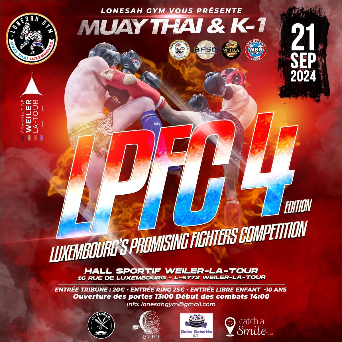 Official LPFC 4 - LUXEMBOURG'S PROMISING FIGHTERS COMPETITION