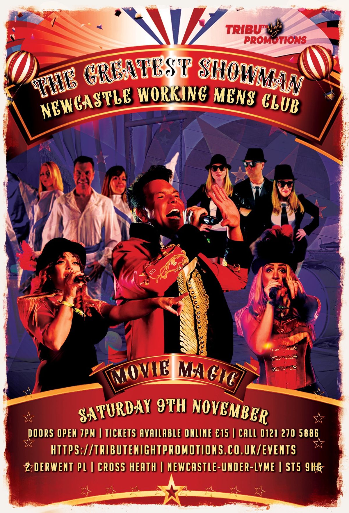 The Greatest Showman Tribute - Newcastle Under Lyme 