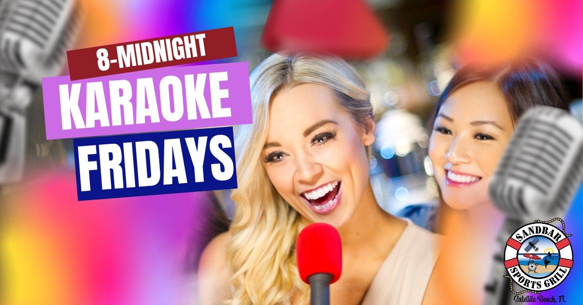 Karaoke Friday at Sandbar